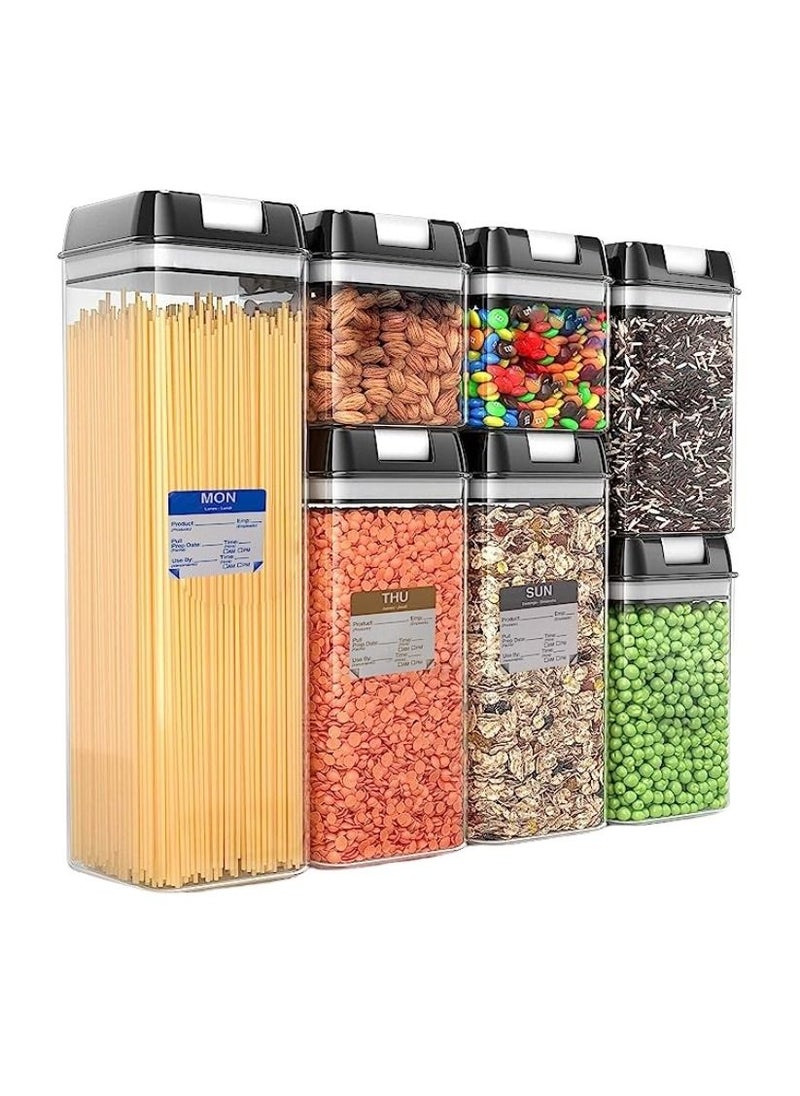YASHTECH 50x50mm Synthetic Removable Day Labels (Sun - Sat) Color Coded By Days Pack of 7 Rolls  - Image 2