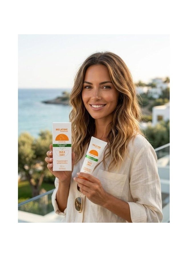 ميلاتايم صن سكرين ميلاتايم (Melatime) بعامل حماية +SPF 50 - حماية متعددة الطبقات ضد أشعة الشمس وعلامات التصبغ - Image 2