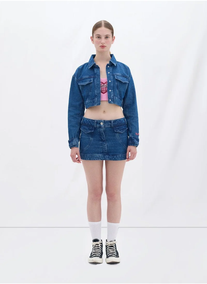 ليس بنجامنز DENIM SKIRT 001