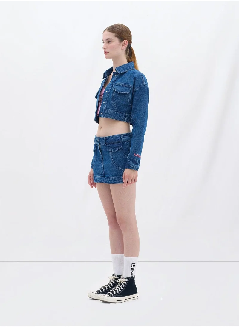 ليس بنجامنز DENIM SKIRT 001