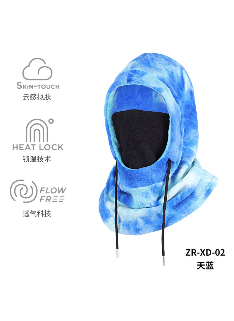 Generic - Winter Fleece Balaclava Windproof Ski Mask ZR-XD-02 sky blue - Image 1