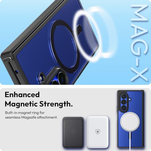 KAPAVER MAG-X Back Cover Case Compatible with MagSafe, Magnetic Case for Galaxy Z Fold 7 (Hinge) (Black) - Image 4