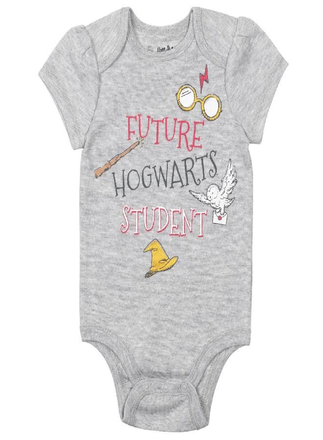 Harry Potter Harry Potter Hogwarts Baby Girls 5 Pack Short Sleeve Bodysuit 18 Months  - Image 4