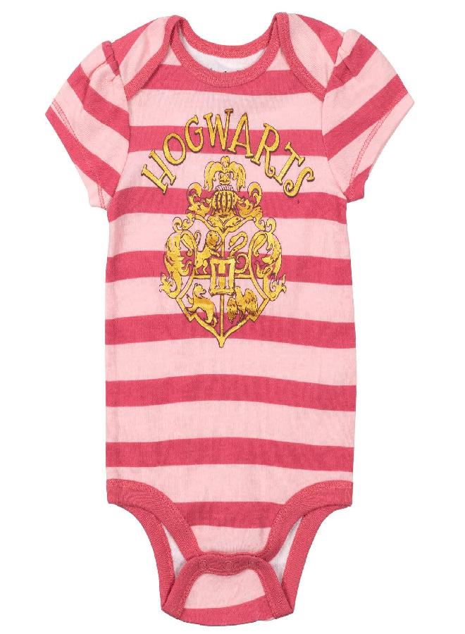 Harry Potter Harry Potter Hogwarts Baby Girls 5 Pack Short Sleeve Bodysuit 18 Months  - Image 2