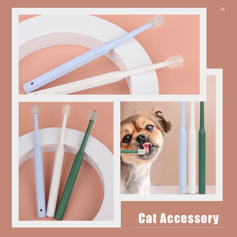 🐾 فرشاة أسنان للقطط بتصميم مريح ورأس فرشاة صغير لتنظيف عميق للفم - Image 5