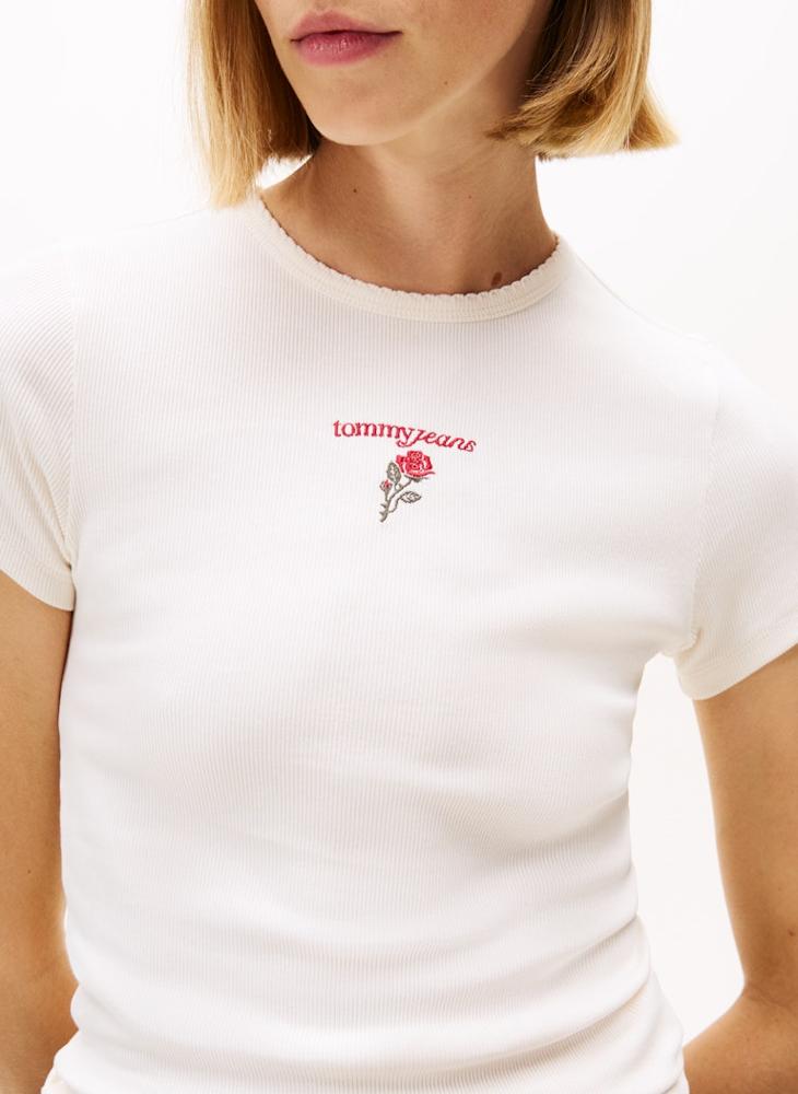 TOMMY JEANS Graphic Crew Neck T-Shirt - Image 3