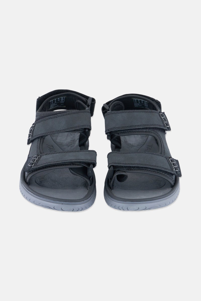 clarks Men Standard Wesley Bay Velcro Closure Sandals, Black - Image 4