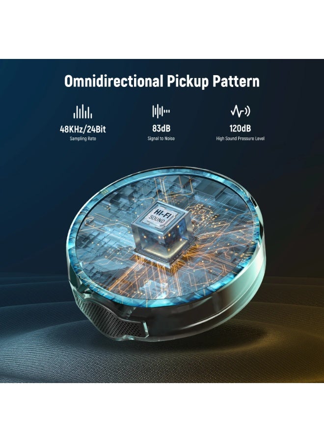 Neewer Wireless Lavalier Microphone with USB C Charging Case for Camera, Dual Transmitters & Receiver, 48kHz/24-bit Audio, Noise Cancellation, 150m Range, Portable Small Clip-On Mic for Vlogging, Streaming, Podcasting, YouTube/TikTok | Wireless Microphone with USB C Charging Case for Camera - Image 3