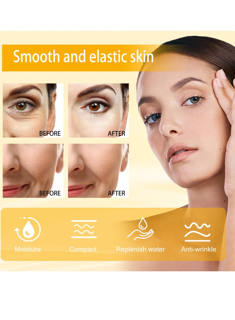 EELHOE Ginseng And Niacinamide Anti-Wrinkle Essence, Ginseng Anti Ageing Serum For Women, Fade The Eyes Of Fine Lines And Lines, Tighten The Face, Moisturize The Skin Essence 100ml - Image 3