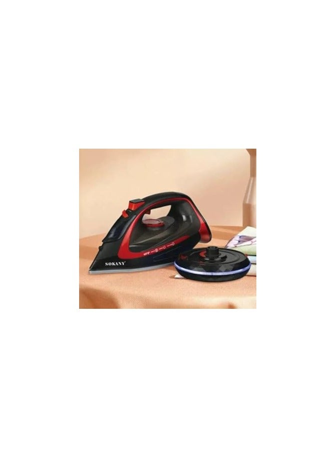 sokany Sokany Sk-Yd-2094 Steam Iron 230Ml Capacity Water Tank - red - Image 3