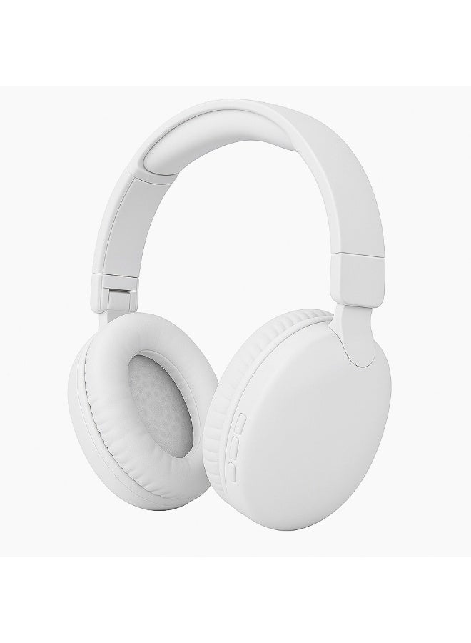 Bluetooth headphone - model - SD110 1- TF card slot - white color - Image 1