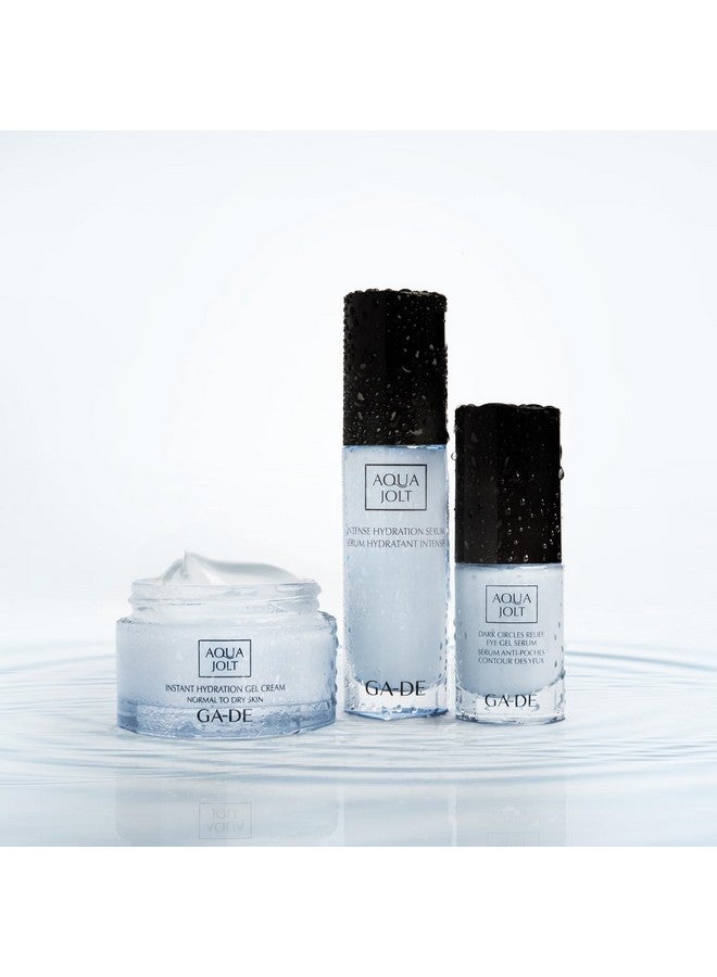 GA-DE Aqua Jolt Dark Circles Relief Eye Gel Serum Anti Aging Eye Cream For Puffiness And Bags Under Eyes Hydrating And Soothing 0.5 Oz - Image 4