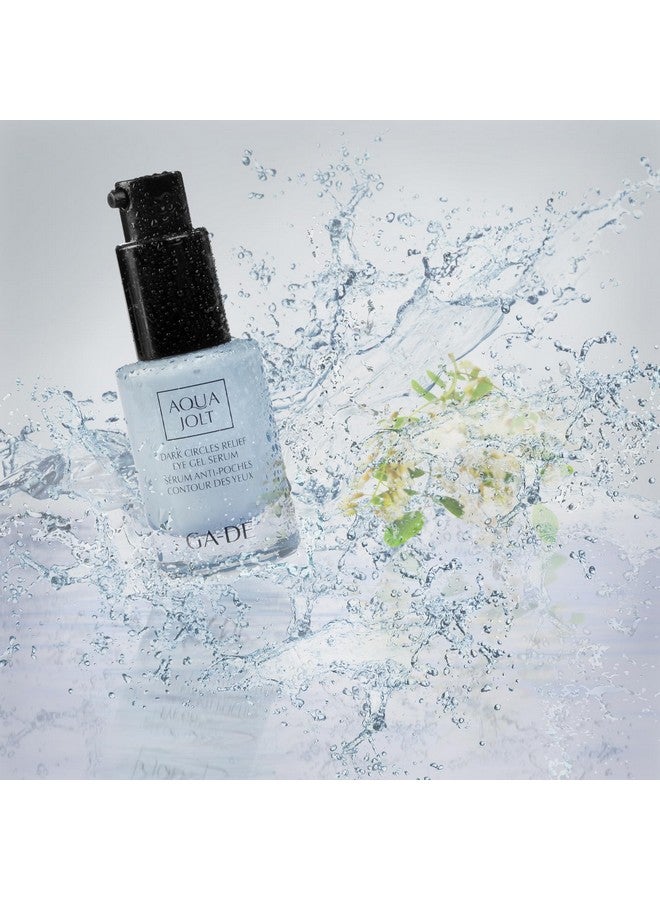 GA-DE Aqua Jolt Dark Circles Relief Eye Gel Serum Anti Aging Eye Cream For Puffiness And Bags Under Eyes Hydrating And Soothing 0.5 Oz - Image 3