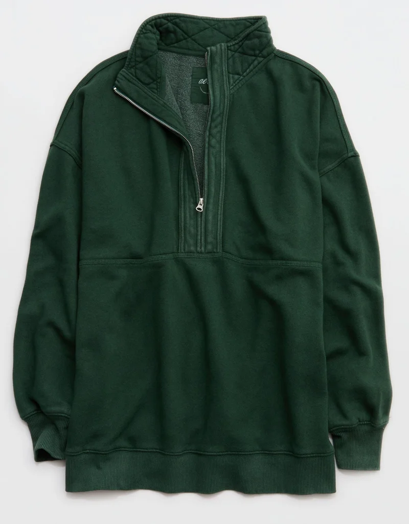 Aerie Aerie Quarter Zip Sweatshirt