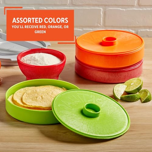 Imusa 7 Inch Tortilla Warmer (Assorted Colors),Orange - Image 3