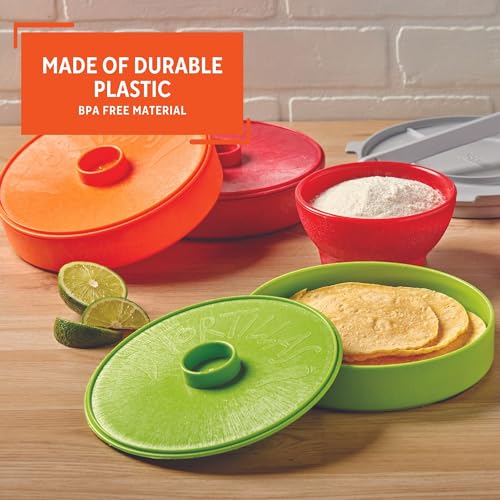 Imusa 7 Inch Tortilla Warmer (Assorted Colors),Orange - Image 4