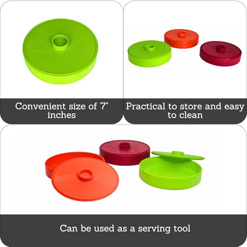 Imusa 7 Inch Tortilla Warmer (Assorted Colors),Orange - Image 2