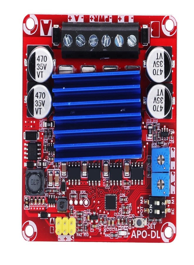 Walfront Motor Drive Board Fiberglass Dual‑Channel ESC Control Module Electronic Accessory DC 7‑24V APO‑DL for Model ESC/Smart car/Motor Speed/Commutation Control - Image 4