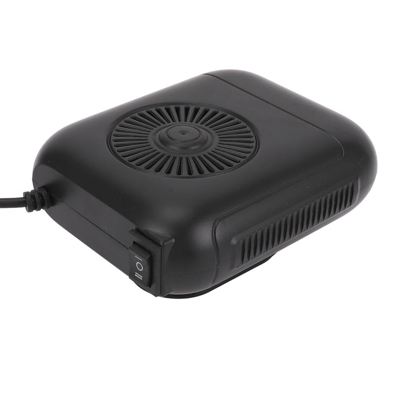 Car Heater 12V Power 2 Level Temperature Settings Portable Electric - Quiet Comfortable 360 Degree Adjustable Small Space Heater for Workplace Office Dormitory - Image 3