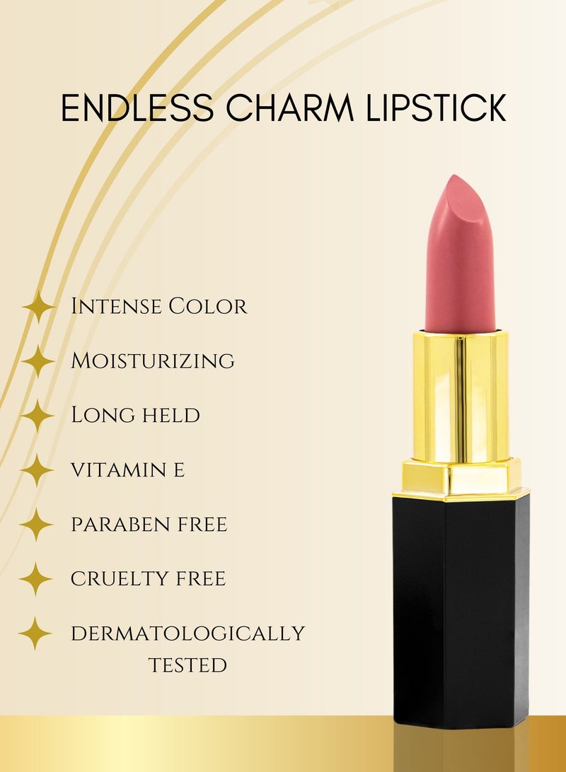 GLOR Glor Endless Charm Lipstick – Whispering Rose, Luxurious Moisture, Long-Lasting Intense Color, Vitamin E Enriched for Smooth, Hydrated Lips  - Image 2
