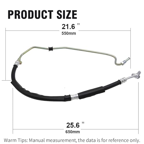 Saihisday Power Steering Pressure Hose Assembly 53713SDCA02 Replacement for Honda Accord 24L 20032007 - Image 3
