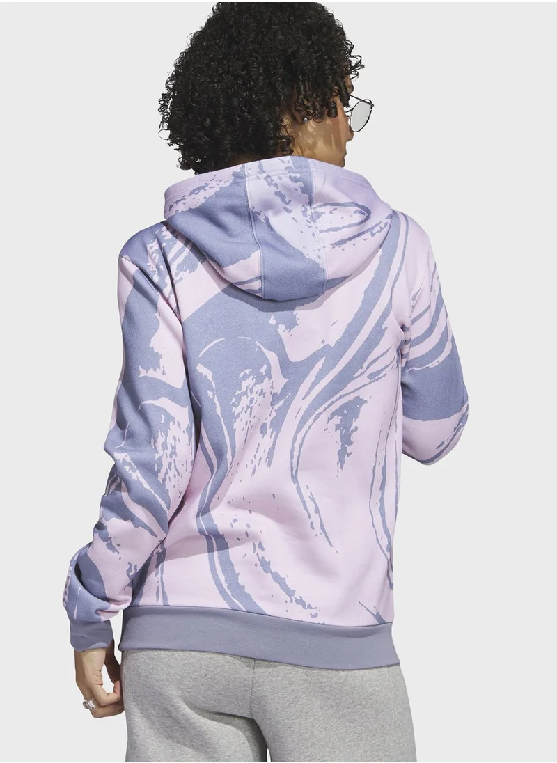 Adidas Luxe Aop Hoodie