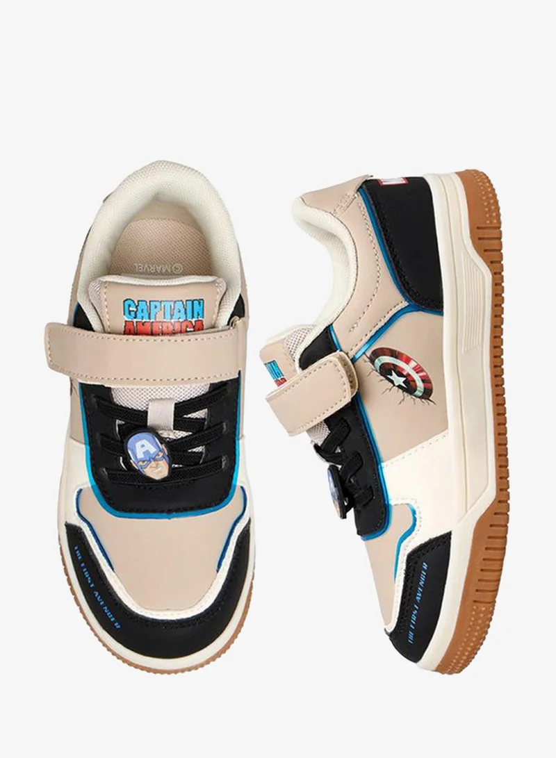 مارفل Boys Captain America Print Sneakers