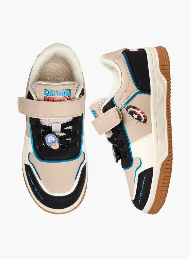 مارفل Boys Captain America Print Sneakers