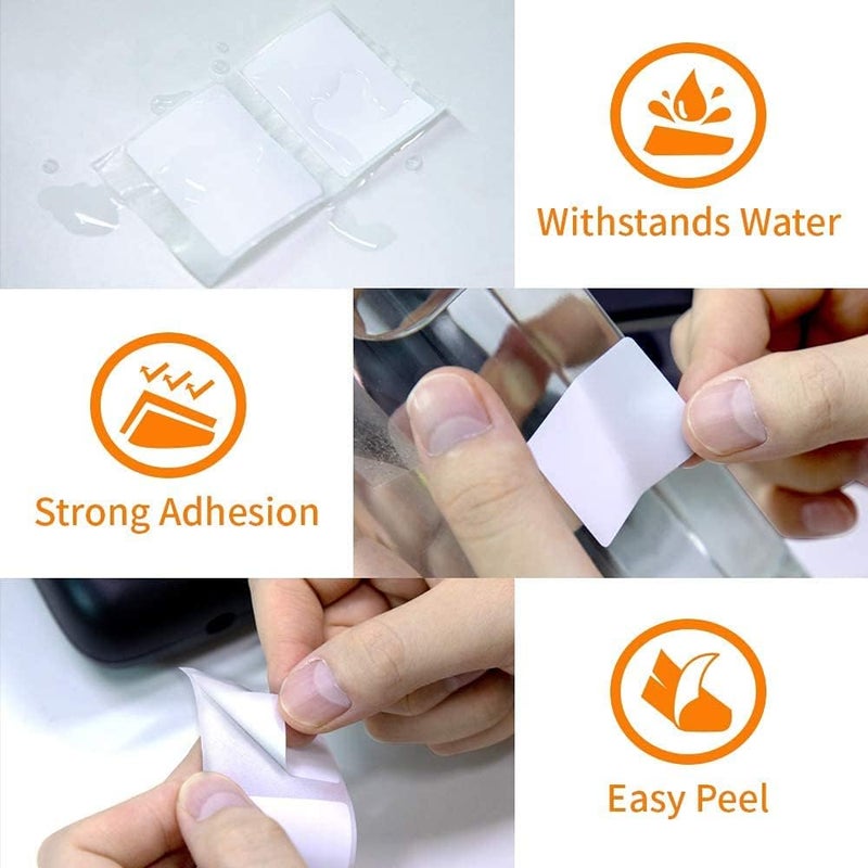 Bukela 6 Rolls Phomemo M120/M110 Labels, 1.57 x 1.18 Inches (40 x 30 mm) Thermal Label Paper for Phomemo M120/M110/M200/M220 Label Printer, Thermal Label, White Thermal Paper, 100 Labels/Roll - Image 4