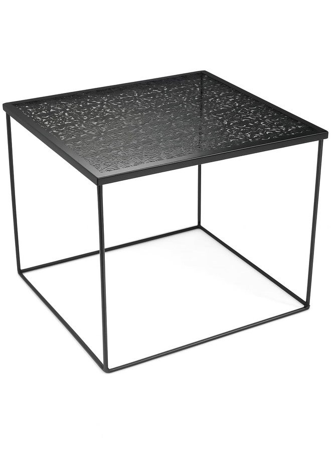 Urban Lifestyle Urban Shop Die Cut Metal Side Table, Black - Image 1