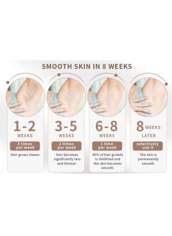ACLIX - IPL Laser Hair Removal Device 600000 Flashes LCD Display Permanent Painless Laser Hair Removal Kit Female Male with Ice Mode with Quartz Lamp Home Use Women's Shaver - Image 1