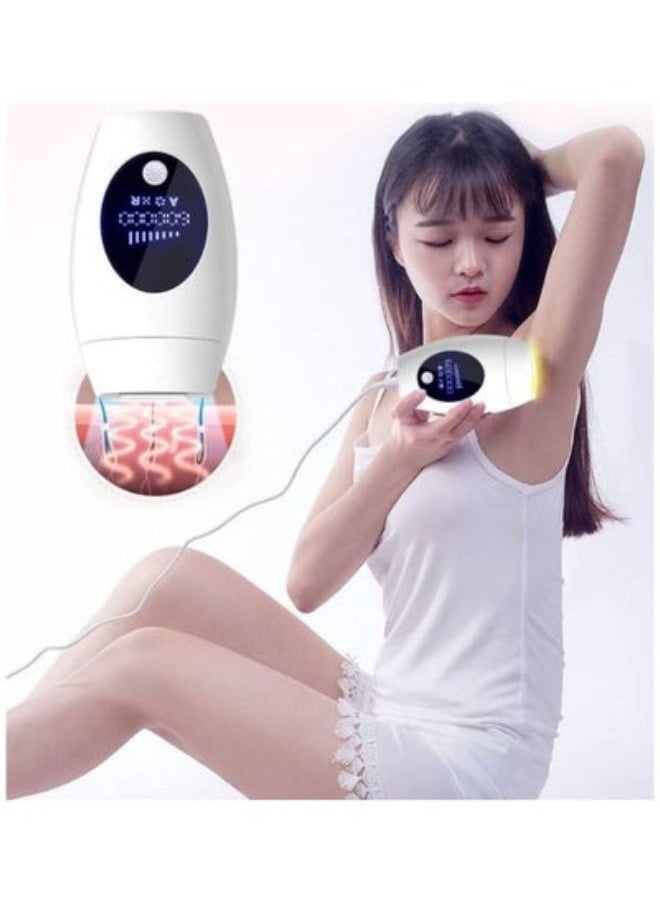 ACLIX - IPL Laser Hair Removal Device 600000 Flashes LCD Display Permanent Painless Laser Hair Removal Kit Female Male with Ice Mode with Quartz Lamp Home Use Women's Shaver - Image 1