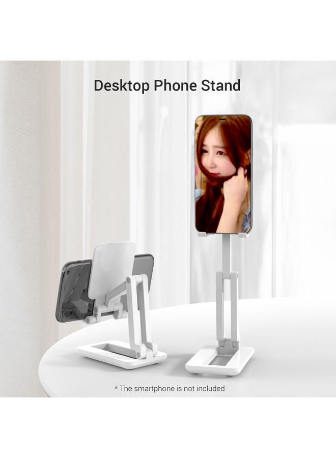 NIBEMINENT Foldable Desktop Smartphone Tablet Bracket White - Image 4
