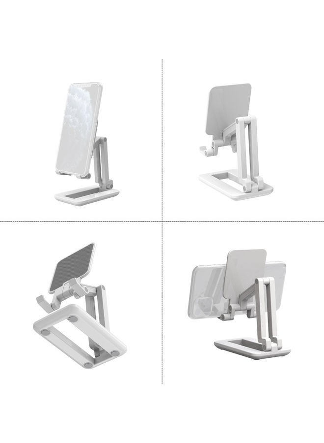 NIBEMINENT Foldable Desktop Smartphone Tablet Bracket White - Image 5