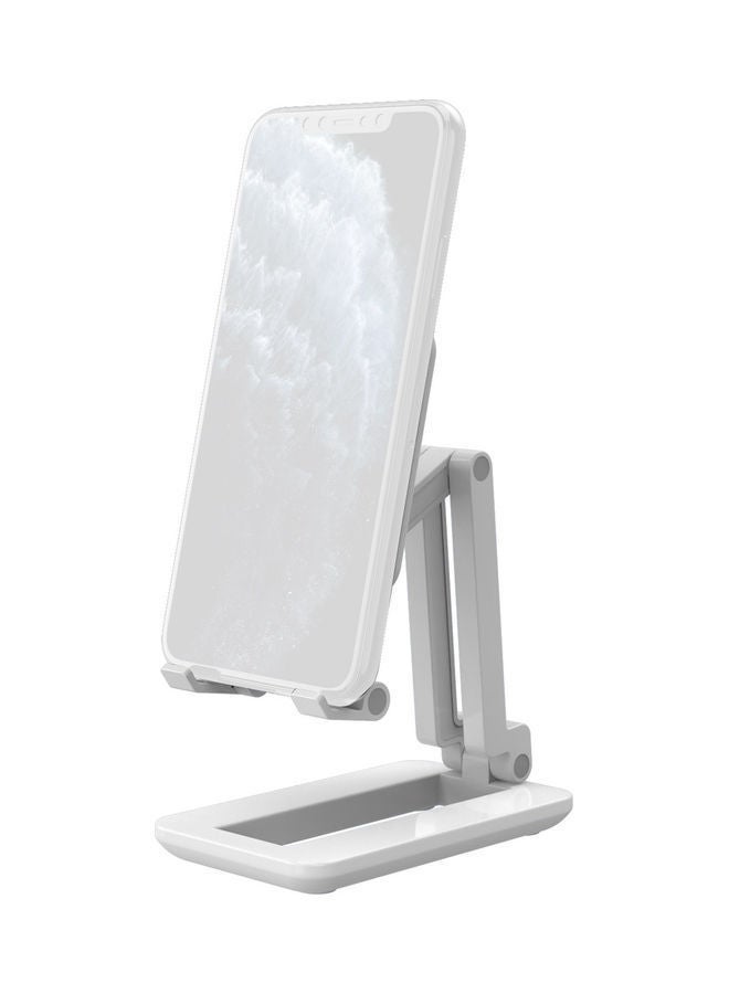 NIBEMINENT Foldable Desktop Smartphone Tablet Bracket White - Image 2