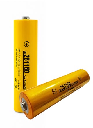 Battery 1pc 3.7V yellow 4800MAH