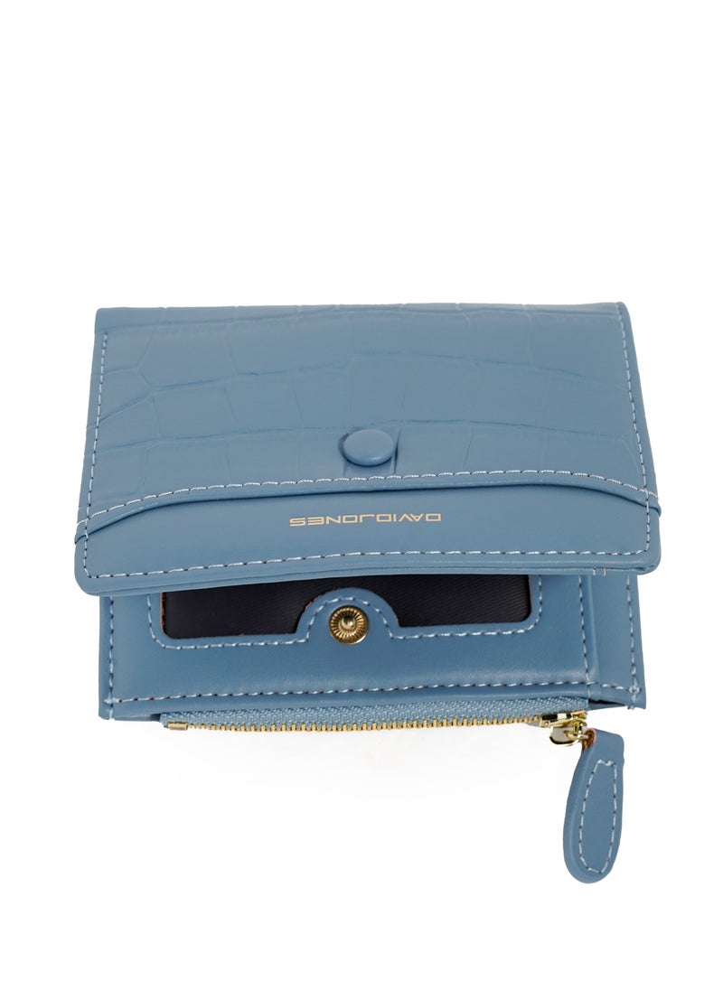 David Jones - Small and affordable wallet model KE0071- High Quality Lux all in one wallet- Croco style wallet in model KE0071- Stay popular wallet - Image 1