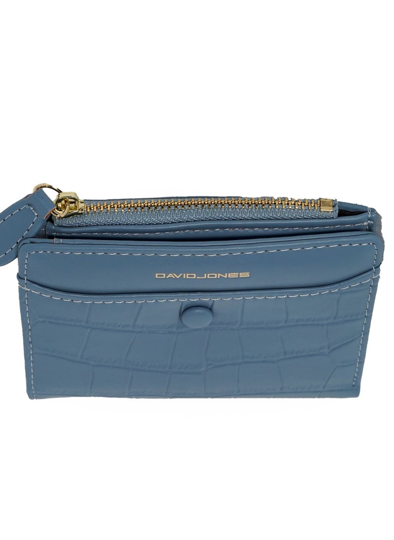 David Jones - Small and affordable wallet model KE0071- High Quality Lux all in one wallet- Croco style wallet in model KE0071- Stay popular wallet - Image 1