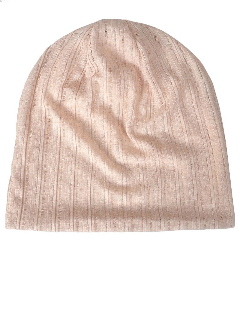 Loquat Unisex Infinity Scarf Headwear Cap Breathable Beanie Hat Apricot 