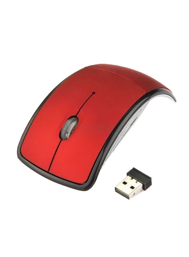 NIBEMINENT Arc Folding Mouse Red/Black 