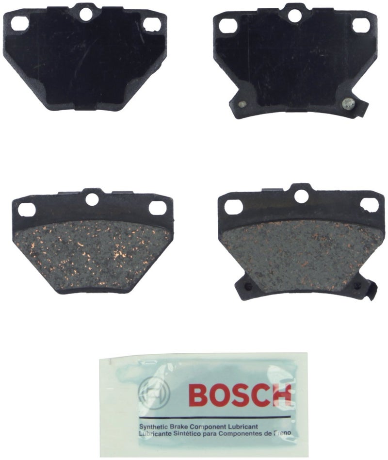 BOSCH BE823 Blue Ceramic Disc Brake Pad Set - Compatible With Select Pontiac Vibe; Toyota Celica, Corolla, Matrix; REAR - Image 1