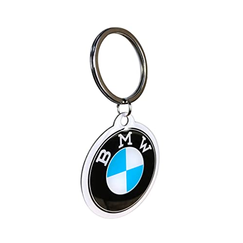 Nostalgic Art Nostalgic-Art Retro Keychain, Ø 1.6", official license product (OLP), BMW – Logo – Gift idea for car accessories fans, Metal, Vintage-Design - Image 1