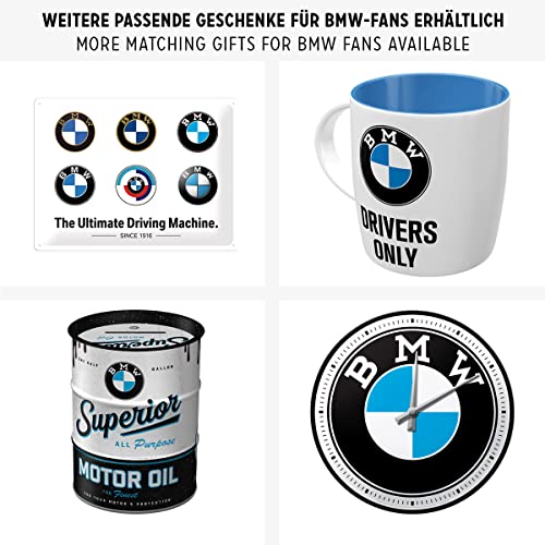 Nostalgic Art Nostalgic-Art Retro Keychain, Ø 1.6", official license product (OLP), BMW – Logo – Gift idea for car accessories fans, Metal, Vintage-Design - Image 4