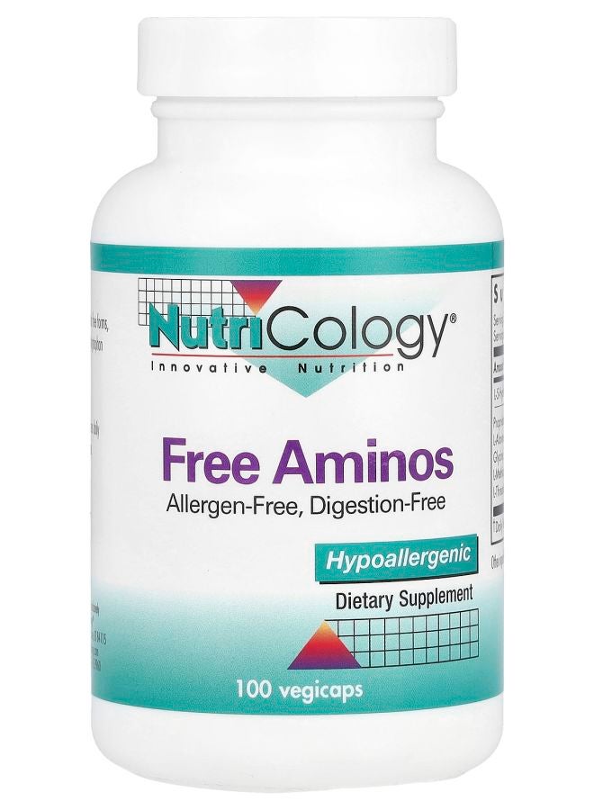 Nutricology Free Aminos 100 Vegicaps 