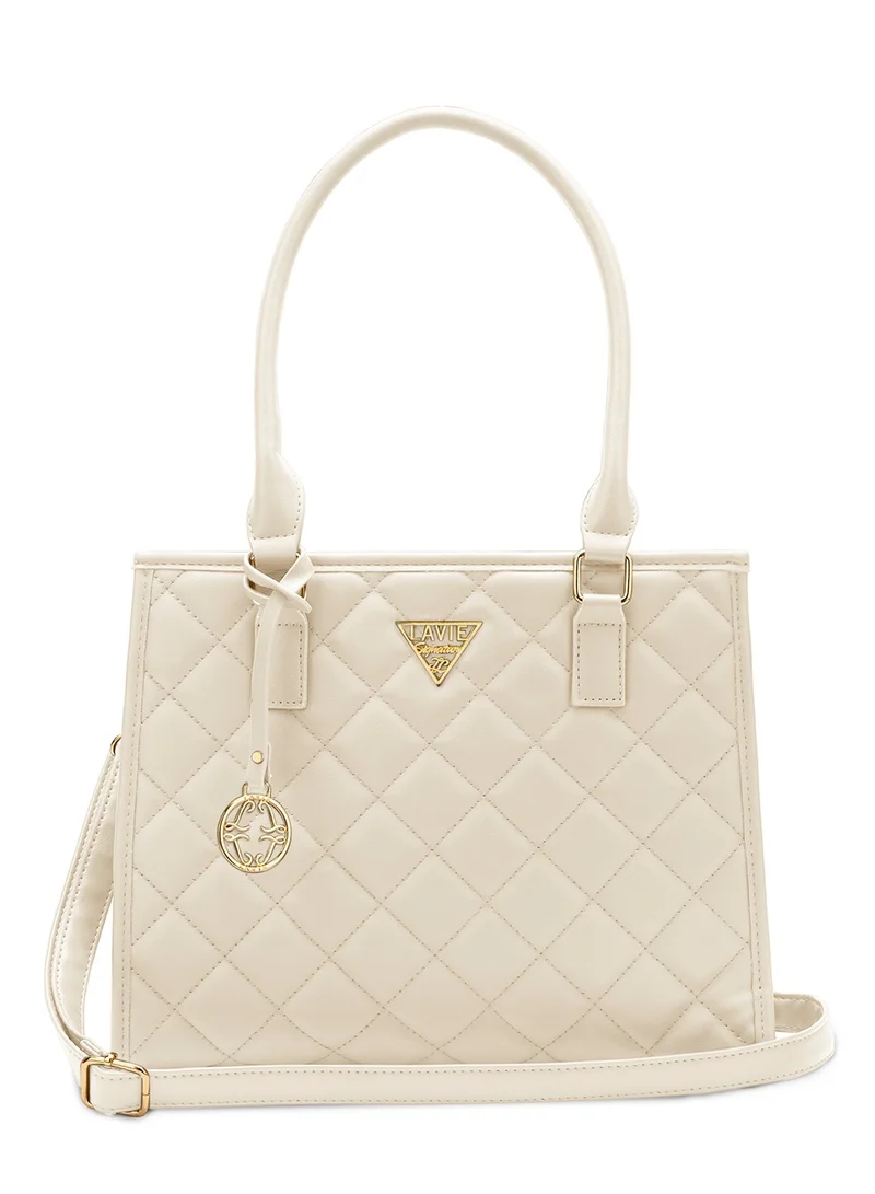 Signature California Woman's Mid Size Satchel(OFF WHITE)