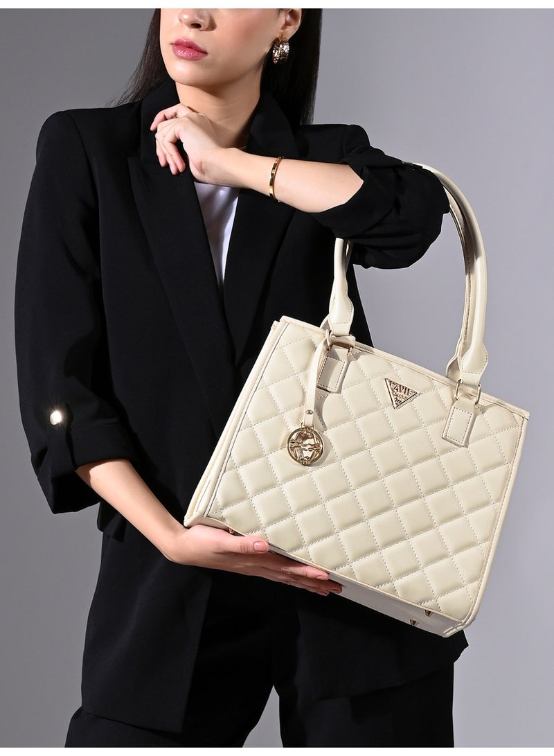 Lavie Signature California Woman's Mid Size Satchel(OFF WHITE) - Image 2