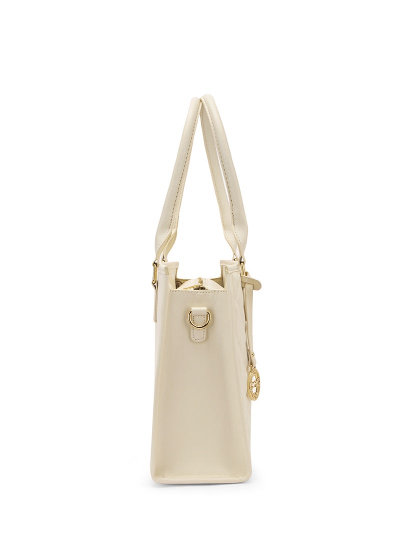 Lavie Signature California Woman's Mid Size Satchel(OFF WHITE) - Image 5