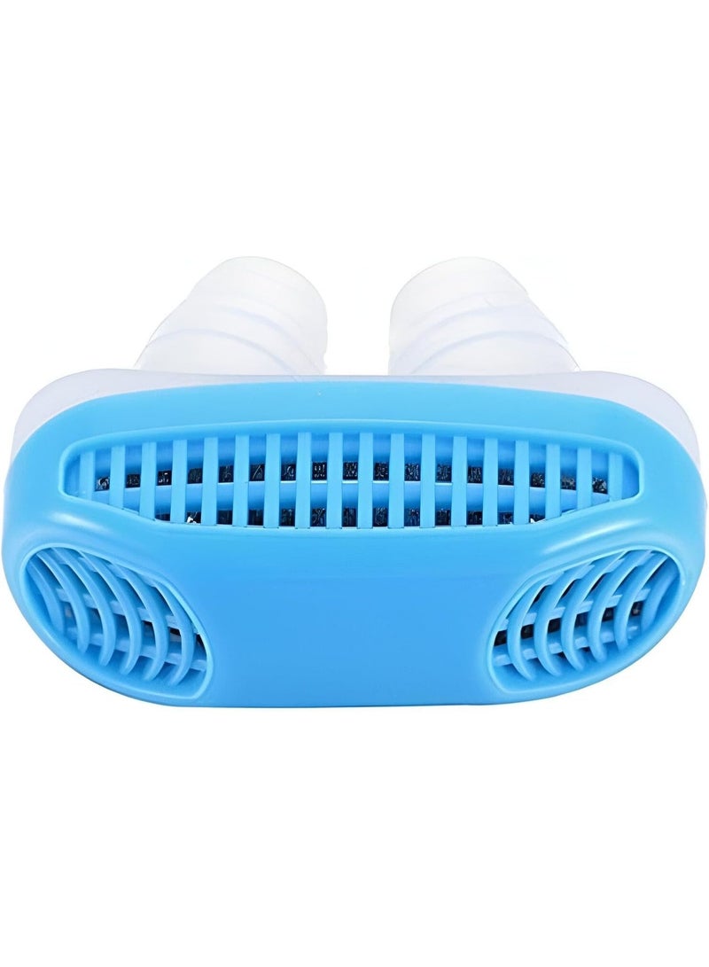 جهاز مضاد للشخير 2 في 1 مع منقّي هواء للأنف – مشبك أنف سيليكون لتحسين التنفس وتخفيف احتقان الأنف وتقليل الشخير للرجال والنساء - Image 2