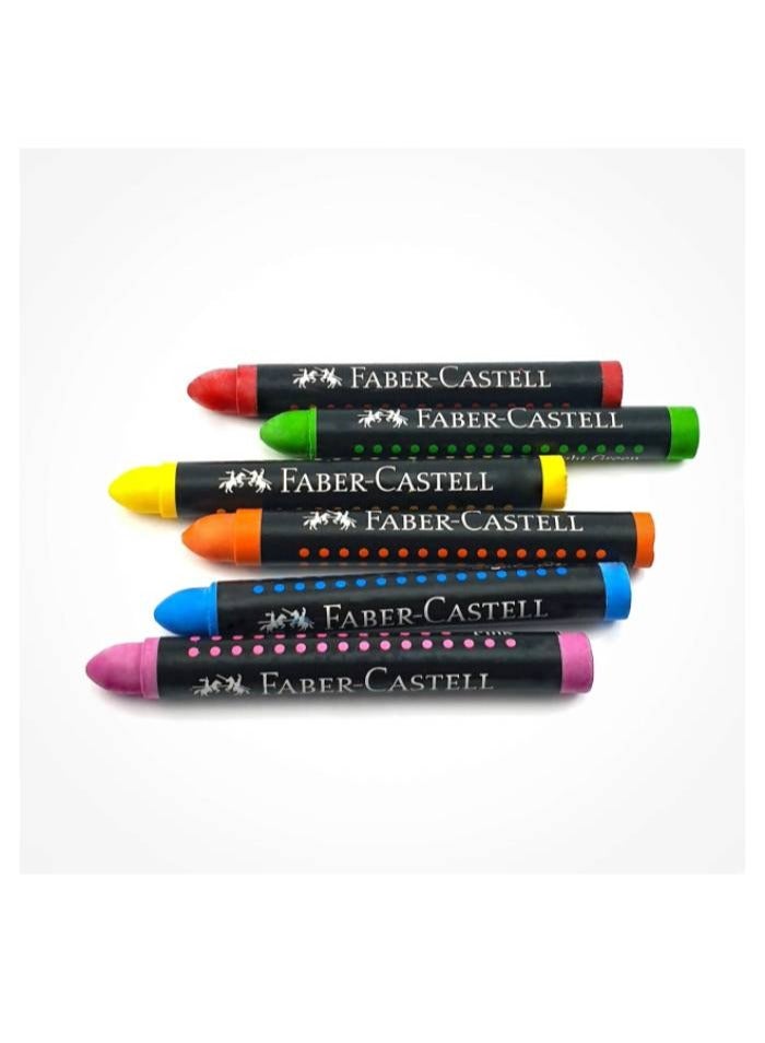 FABER-CASTELL School essentials, Drawing Book A4 120Gsm 36 Sheets + Washable Jumbo Wax Crayons 12Colours Round 90Mm + Washable Felt Pen 12Colours - Image 5
