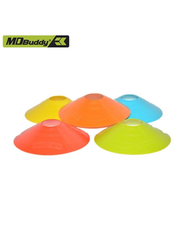 MDBuddy 50-PIece Fitness Training Speed Discs Cone with Holder and Bag  - Image 2